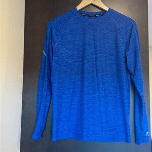 Russell Vibrant Blue Long Sleeve Tee